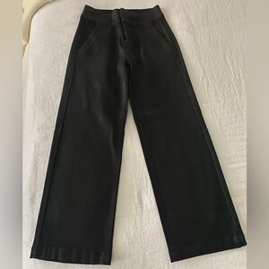 Paige coated denim wide leg pants